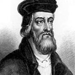 John Wycliffe was born in the North Ridings, Yorkshire. His family were of Saxon origins. As a young man he moved to Oxford to study natural science, ... - John_Wycliffe_012