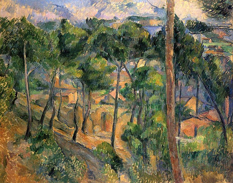 Cézanne, 1882-1883: 'L'Estaque, a View through the Trees',