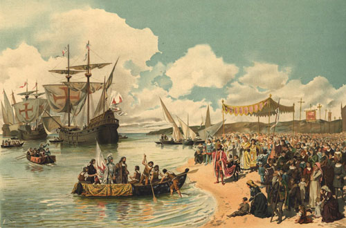 A_partida_de_Vasco_da_Gama_para_a_Índia_em_1497