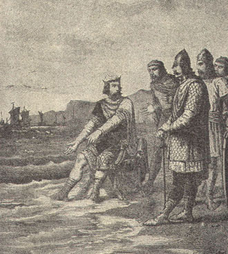 Viking history : 1015 - Cnut the great returned to England