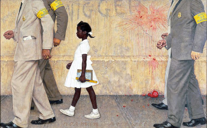 Norman-Rockwell-The-Problem-We-All-Live-With-1964