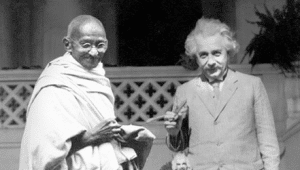 einstein-and-gandhi-e1357105119213