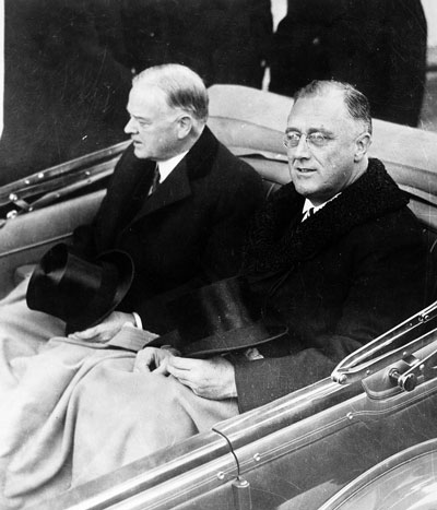 hoover-FDR_Inauguration_1933